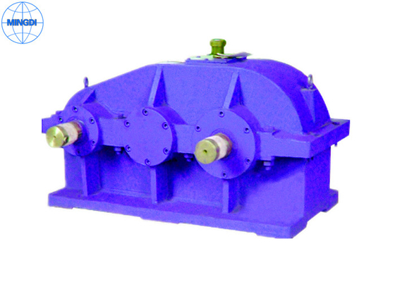boîte de vitesse cylindrique à deux étages de transmission de réducteur de pignon droit 75kw